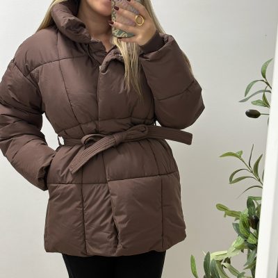 ABRIGO NICOL MARRON - PREVENTA