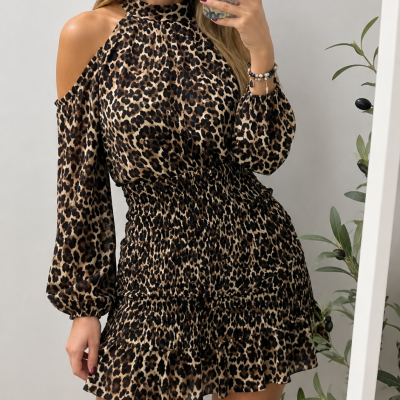 Vestido leopardo